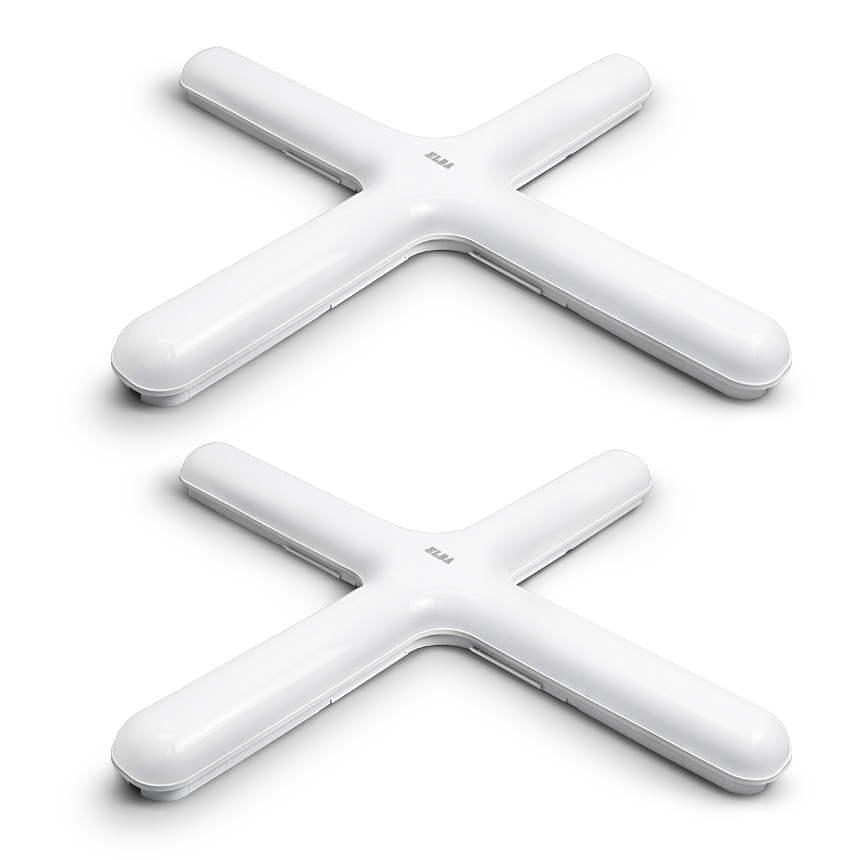 금호전기 번개표 엘바 LED 십자등 60W (2개입) 방등 거실등 등기구 등기구교체 26,780원