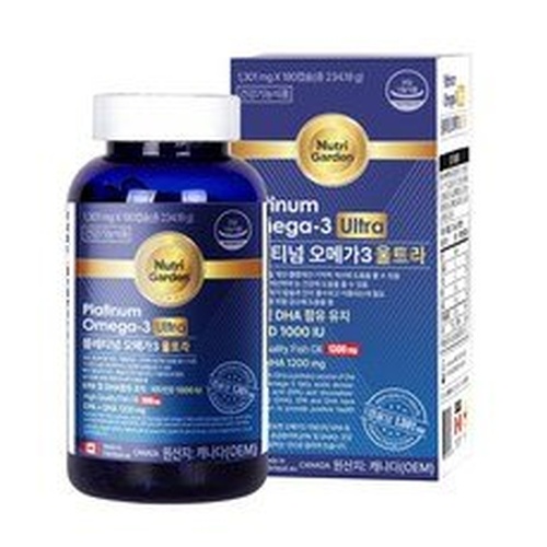 뉴트리가든 플레티넘 오메가3 울트라 160,500원