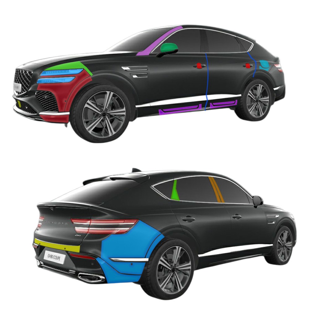 스킨엑스 GV80 쿠페 외장필수패키지C PPF 차량보호필름, 1개 258,000원