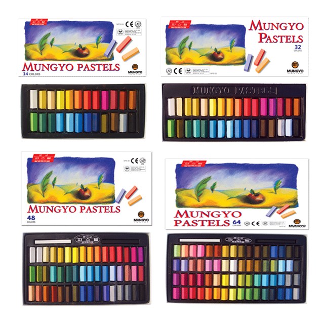 문교 일반 파스텔  사각파스텔24색    사각파스텔 36색    사각파스텔48색   사각파스텔64색 4,600원