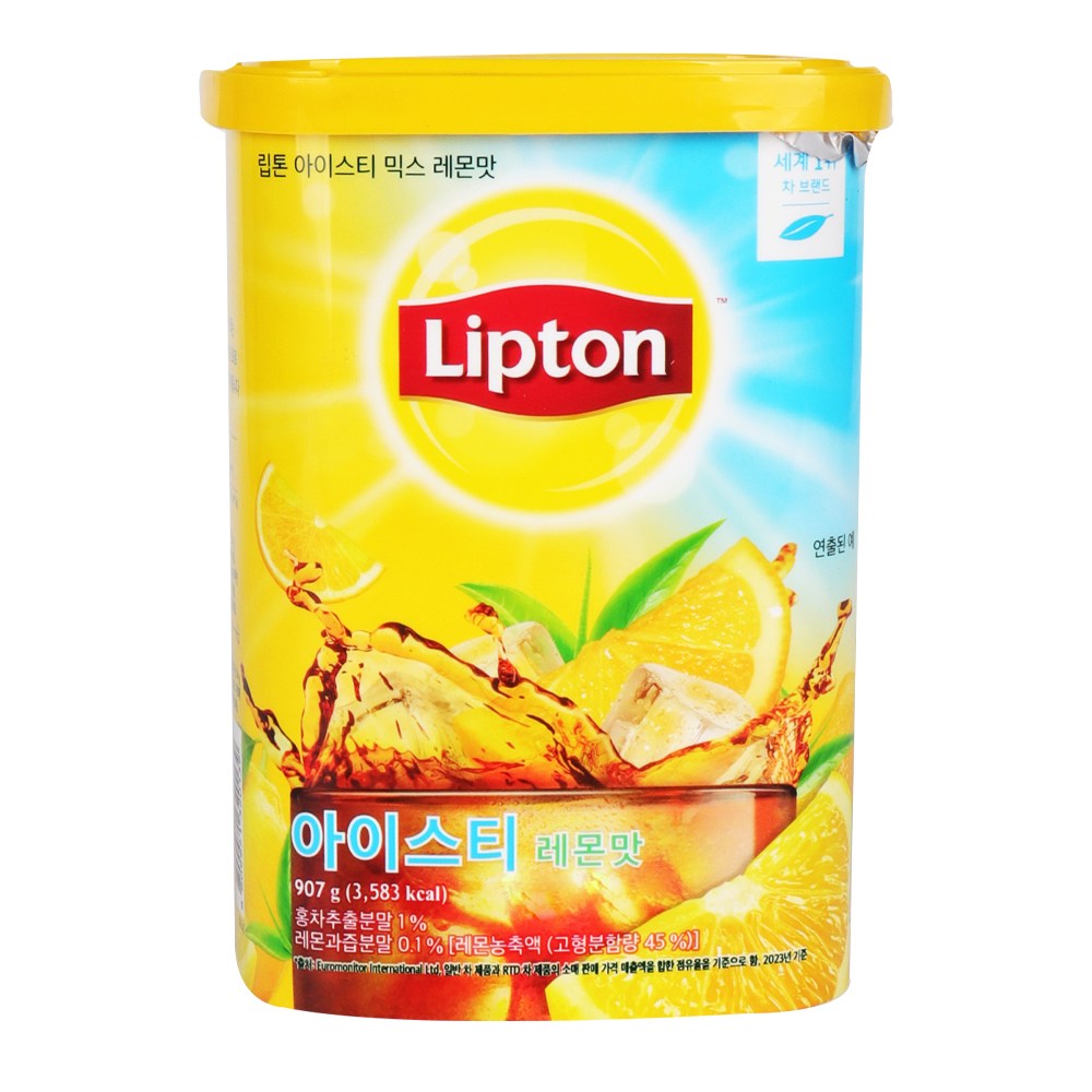 푸드올마켓_ 립톤 아이스티 믹스 레몬맛 907g 8,900원