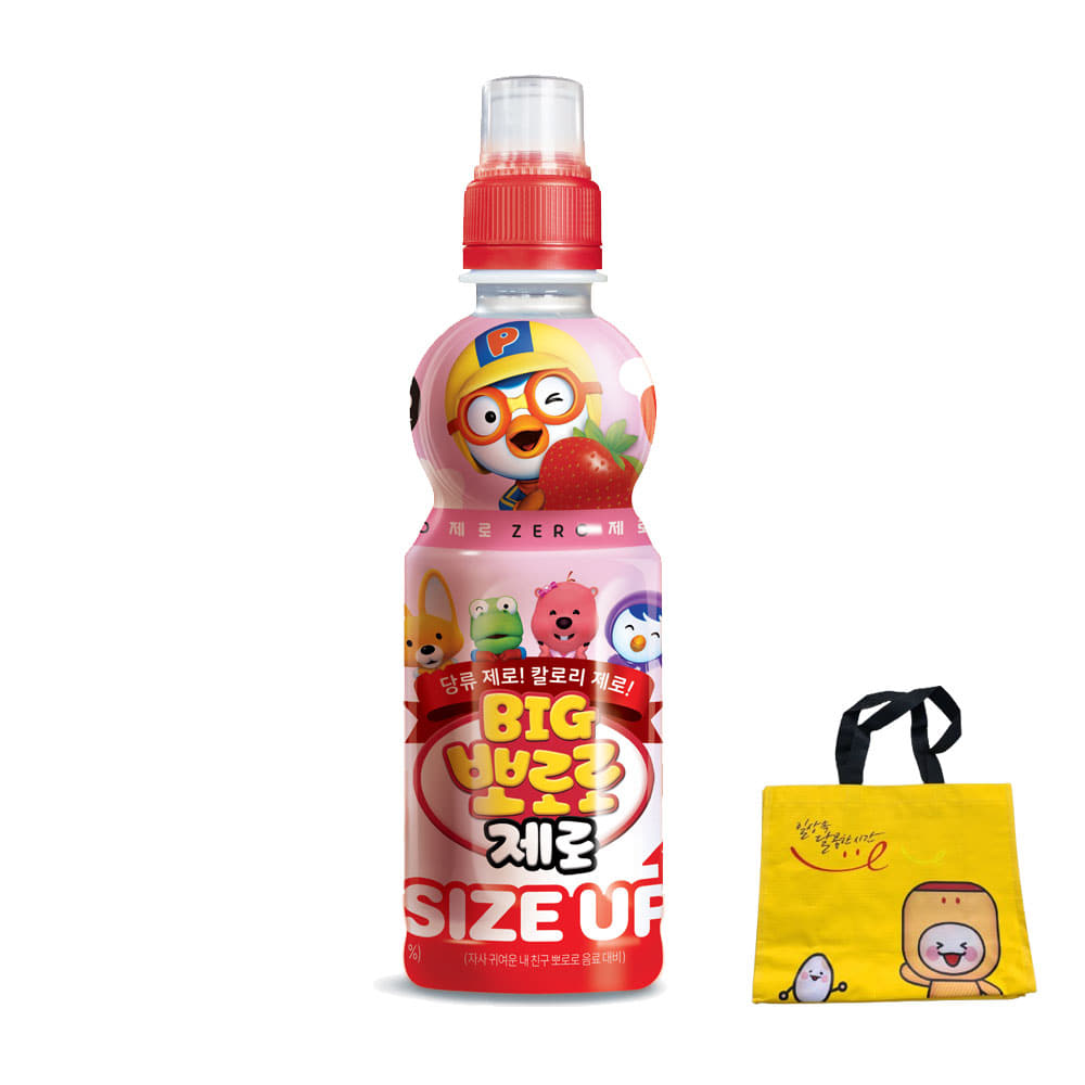 팔도 빅 뽀로로 제로 딸기맛 360ml 24개+장바구니 사은품증정 30,800원