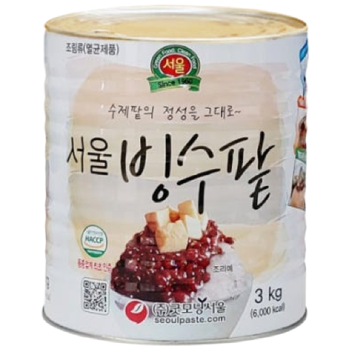 자연일로 굿모닝서울 빙수팥 통조림 팥빙수재료 1box (3kg * 6개) 59,940원