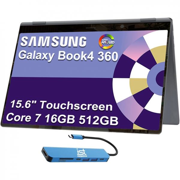 삼성 갤럭시 북4 360 2-in-1 터치스크린 노트북 인텔 코어 i7 150U i7-1355U 16GB DDR5 512GB SSD 15.6인치 FHD AMOLED 디자이너· 1,461,500원