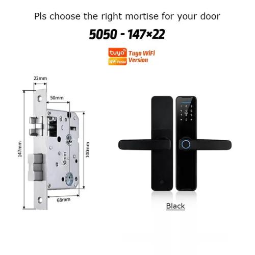 도어록 방문도어락 YRHAND Cerradura 지능형 생체 인식 스마트 잠금 투야 앱 원격 키리스 와이파이 전자 문짝 장치 59,700원