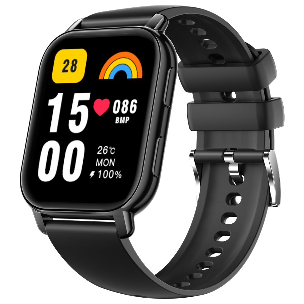 WAPIK 통화가능 웨어러블 블루투스 스마트 워치 P5S 1.85인치, GPS + 블루투스, 4.7cm, 블랙 71,900원