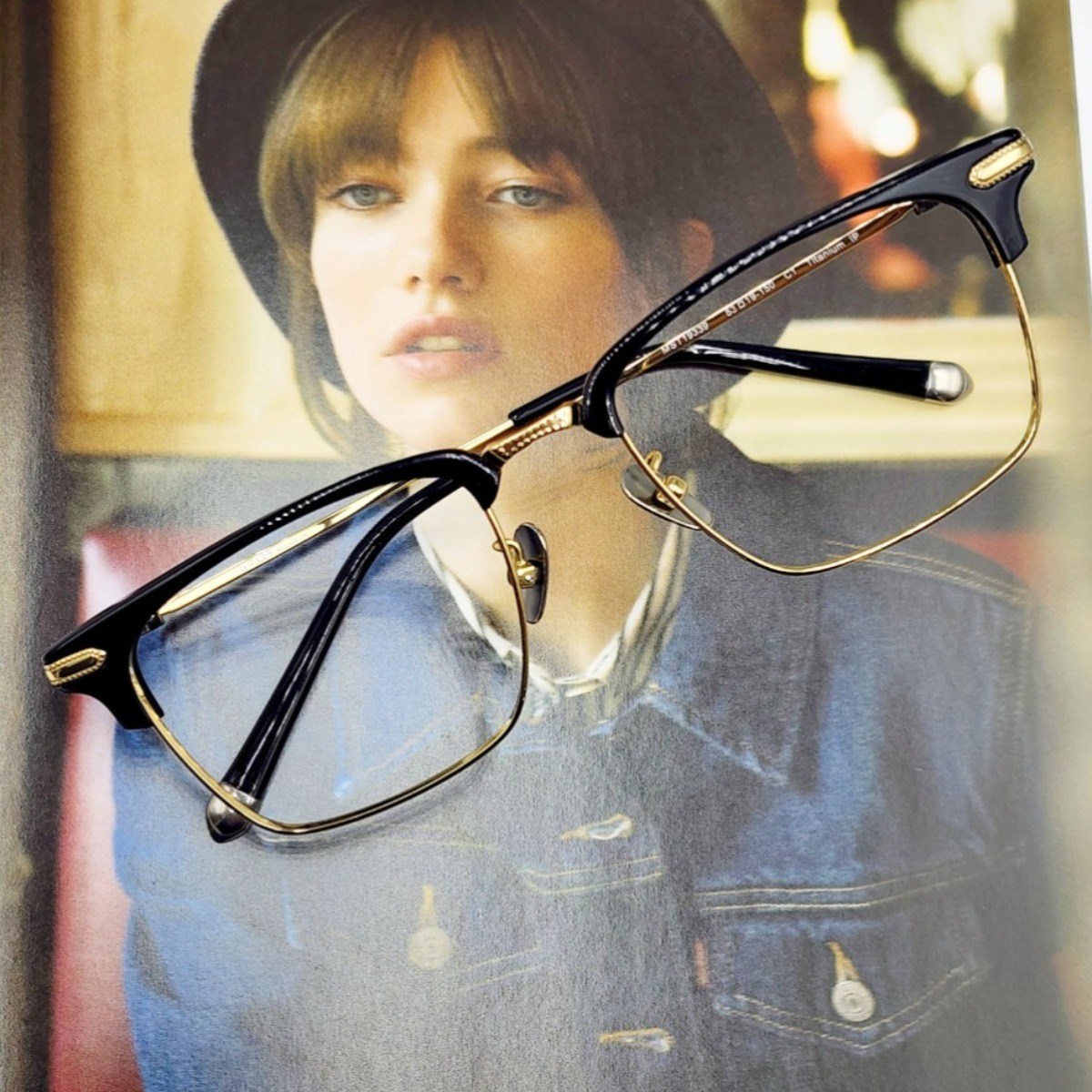 글라스렌 티타늄안경테 하금테안경 긱시크 패션 명품 반뿔테 빈티지 블루라이차단안경 TGL08 59,800원