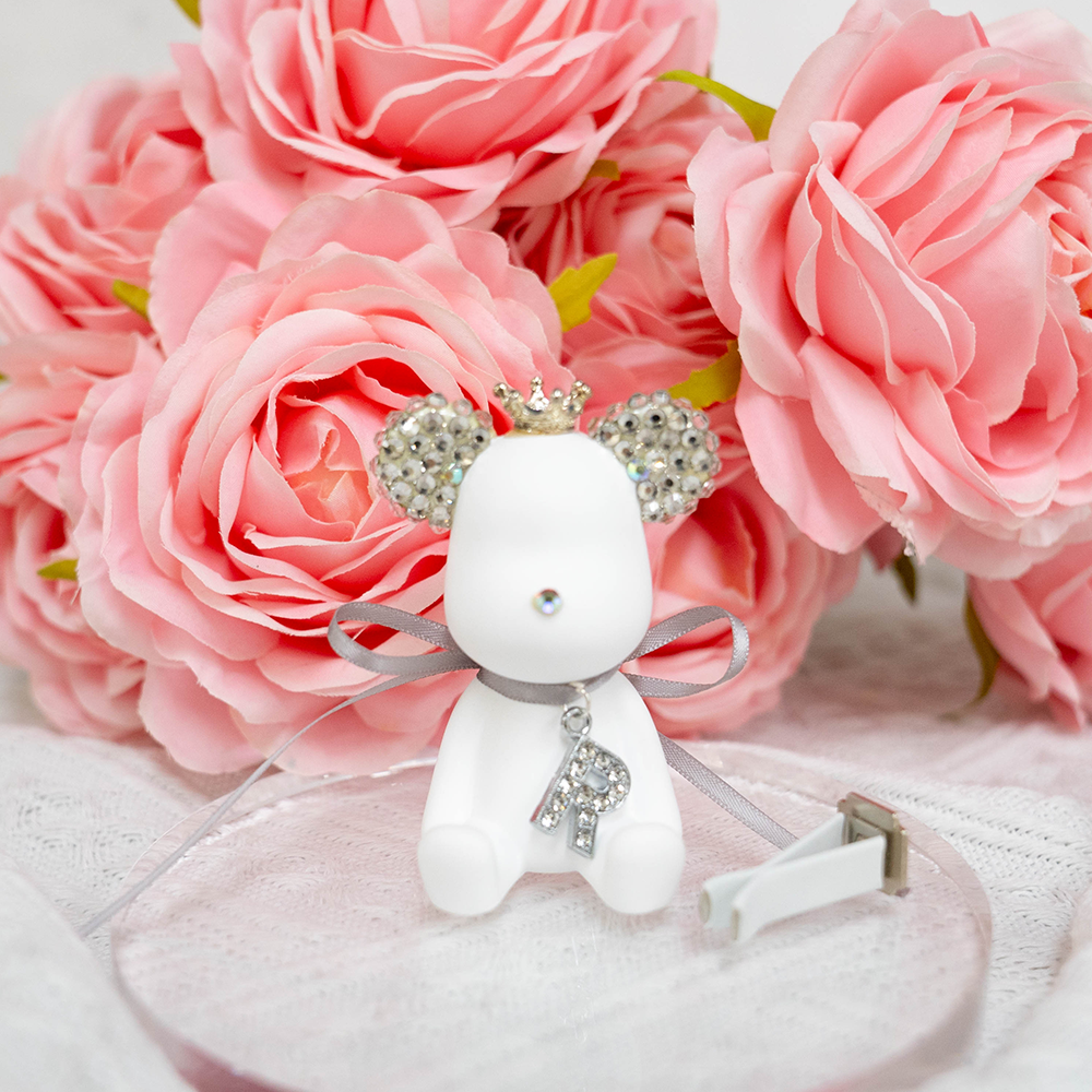 귀여운차량용방향제 곰돌이 석고방향제 베어브릭 차량 방향제, D_Dore 8,000원