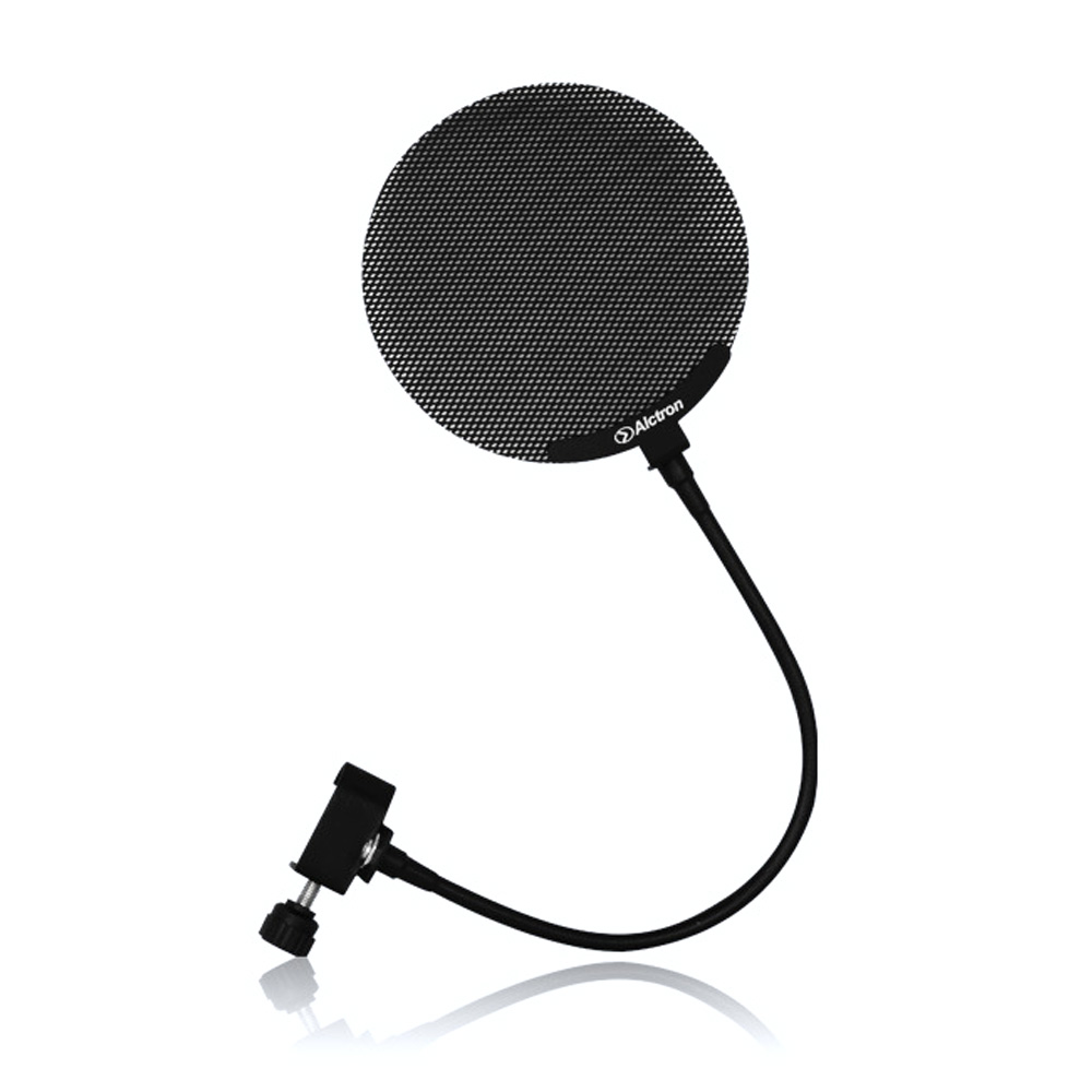Alctron MA019B 풀메탈 스크린 마이크 팝필터 메쉬 커버 플렉시블 구즈넥 타입 홈스튜디오 아크트론, 상세페이지참조, 1개 28,000원