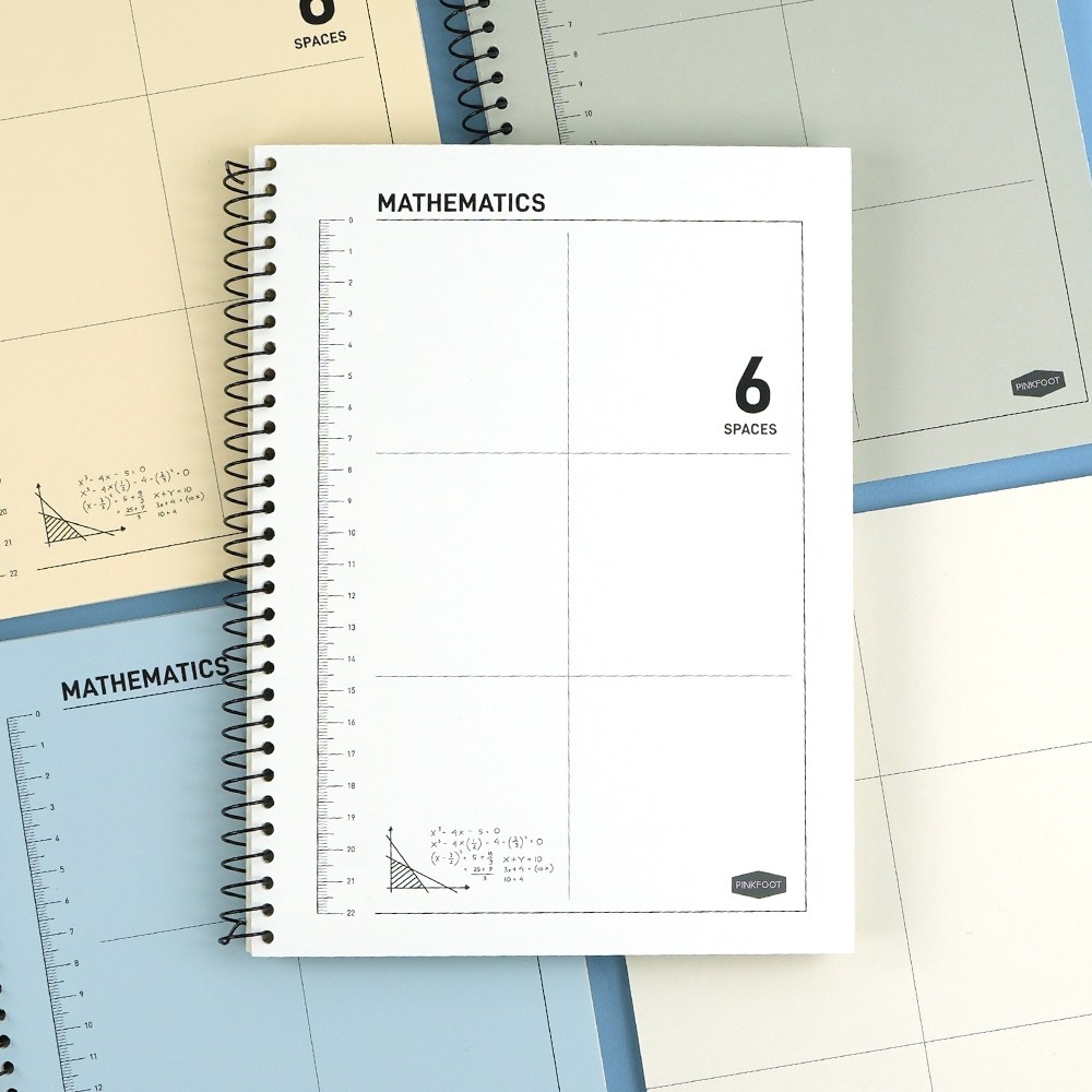 핑크풋 3000 6분할 수학 연습장 정품 랜덤 1권 6칸 5,400원