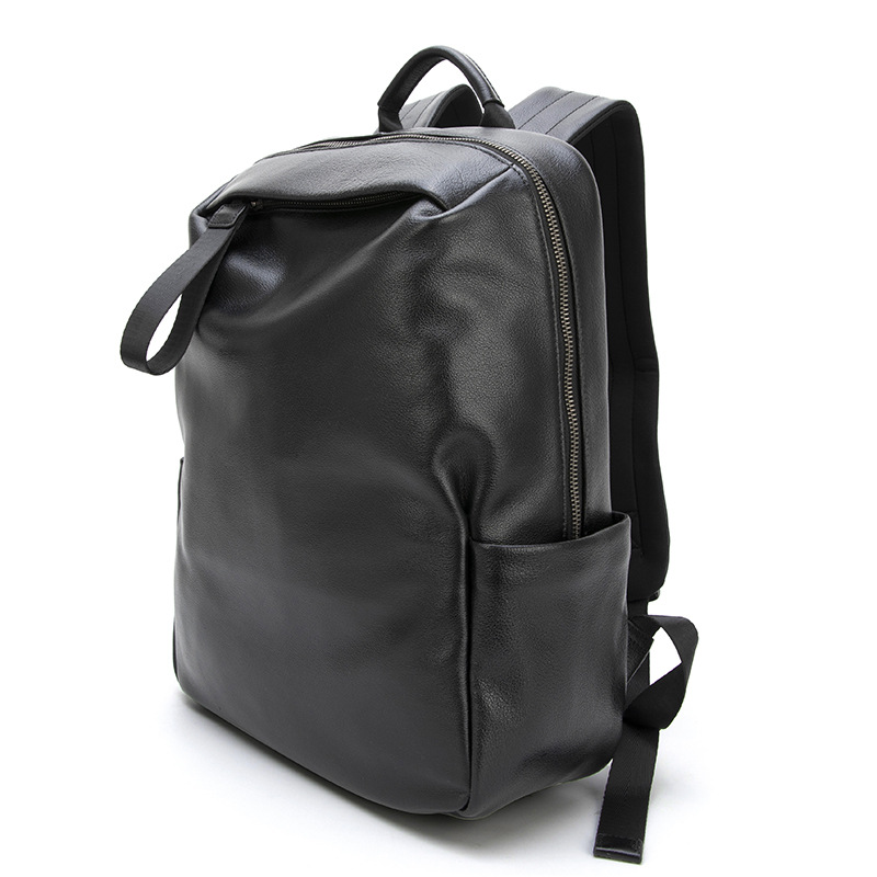 Mimi Market 남자 고급 소가죽 백팩 노트북 가방 14인치 97,000원