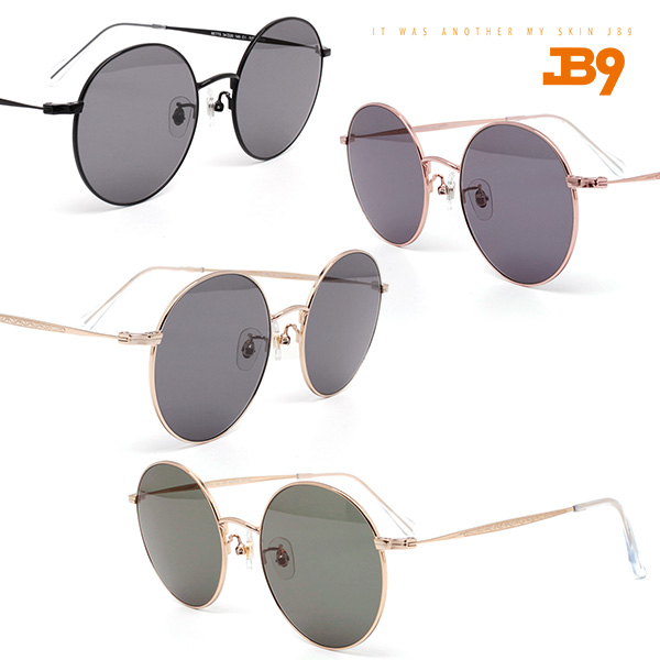 국산 JB9 BETTS-S 선글라스 4컬러 티타늄 라운드 금테 코패드 동글이 자외선차단 남녀공용 벳츠 가벼운 데일리 74,000원