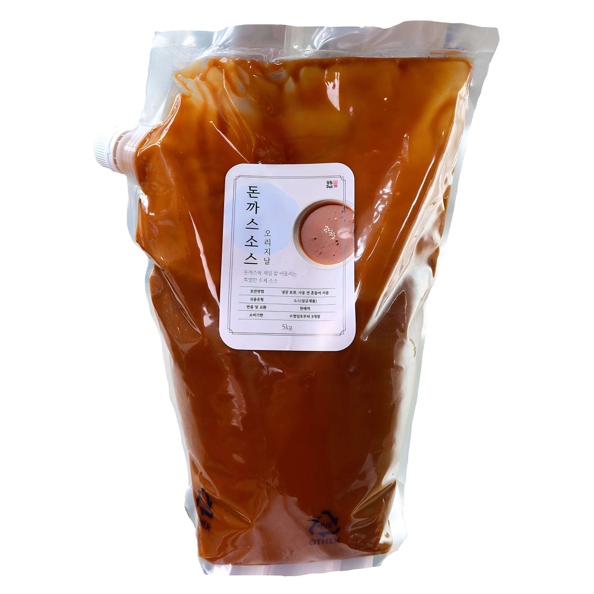 수제 전통 옛날 경양식 돈까스소스 5kg 업소용 대용량, 2개, 5L 51,900원
