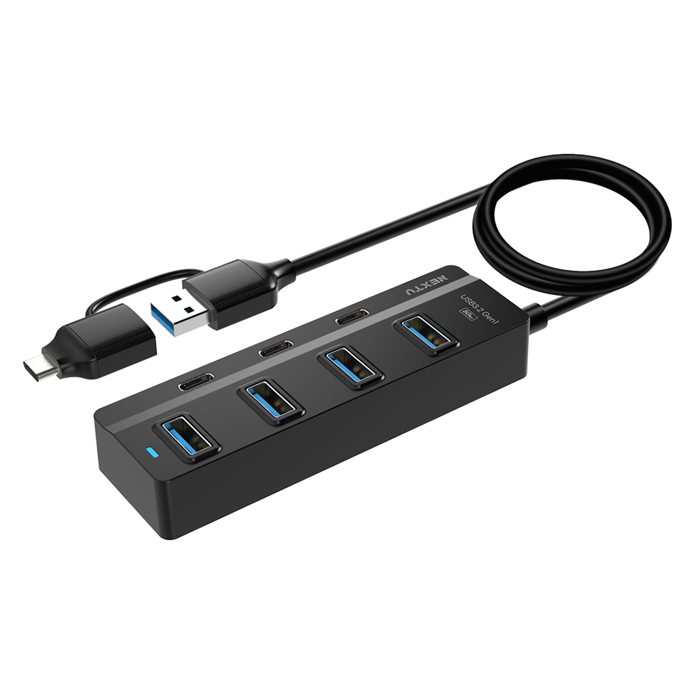 USB3.0 무전원 C타입 3포트 A타입 4포트 90Cm 멀티허브 노트북 충전 확장 분배기 OTG 유전원 지원, 단일상품, 1개 39,000원