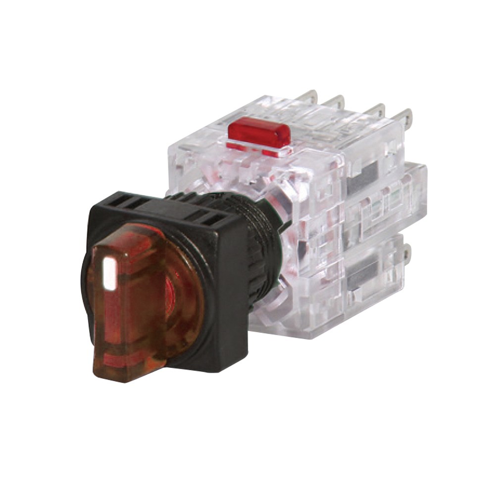 케이지오토 조광형 셀렉터스위치 KDT-S2M1V2R 16파이 적색 정사각 일반형 2단수동 9,990원