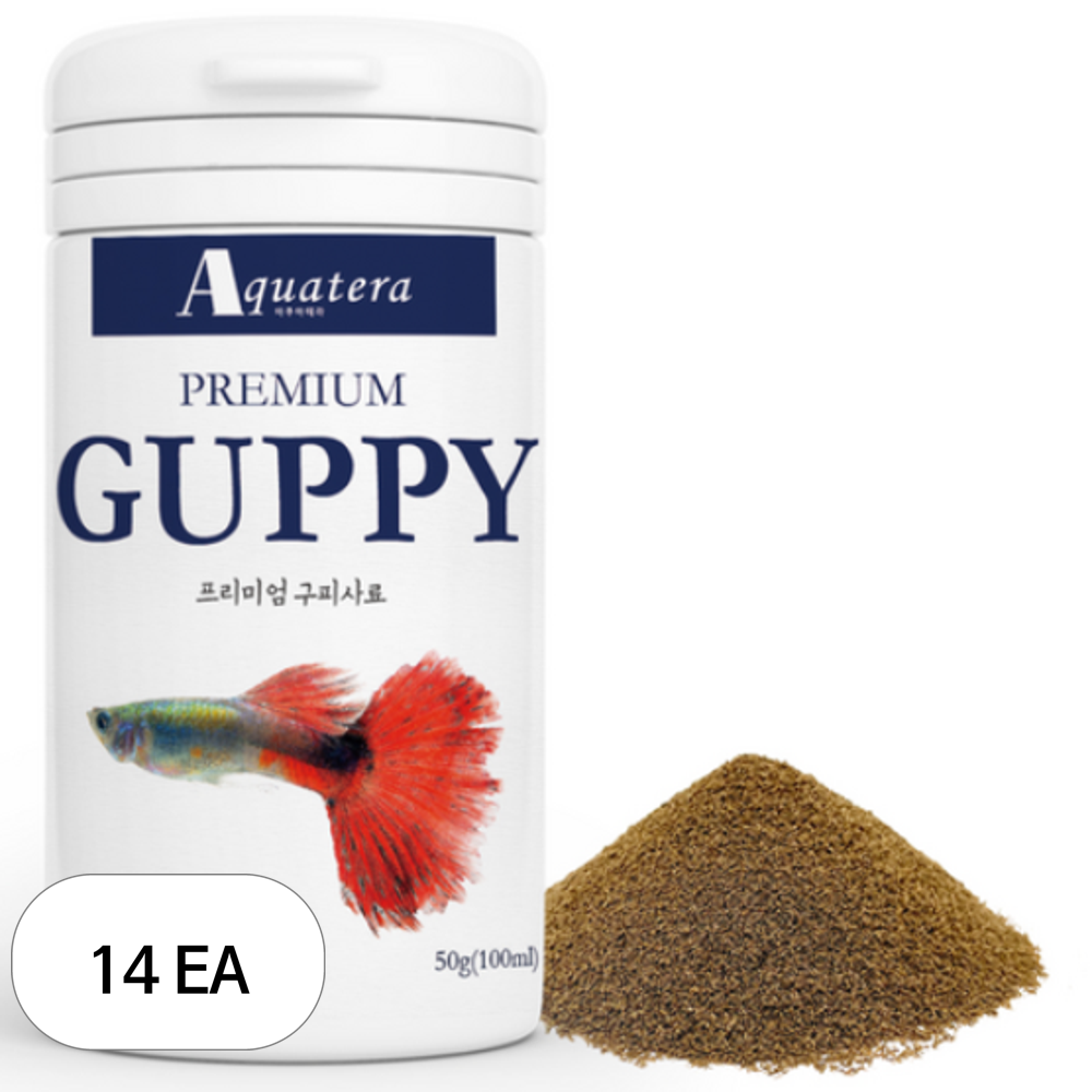 아쿠아테라 프리미엄 고단백 구피 사료 71,180원