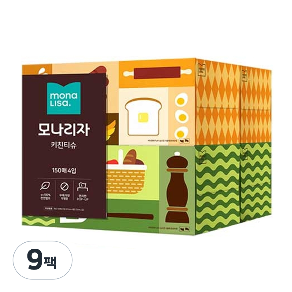 모나리자 키친티슈 150매 49,320원