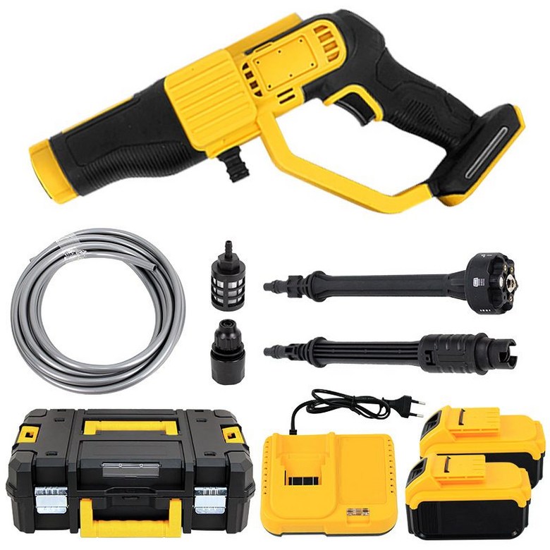 XCJ001디월트 배터리 호환 고출력 무선 고압세차기 휴대용1+1 (충전기1 배터리2 증정) 92,500원