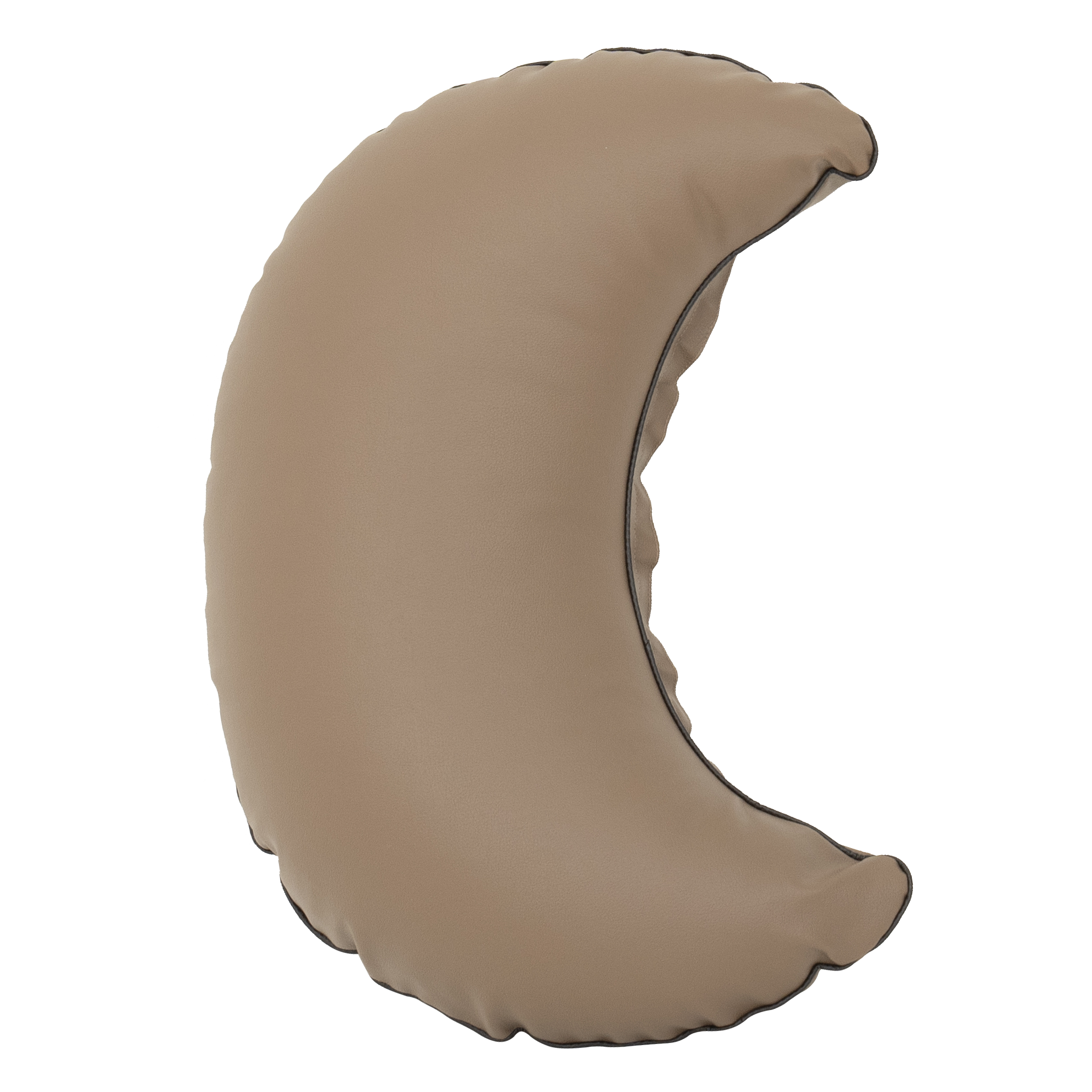 지앤그린 미용실쿠션 바나나 팔걸이 독서 하프 반달 쿠션, 라이트브라운 23,000원