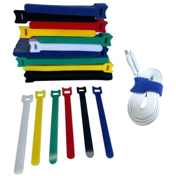 벨크로 찍찍이 컬러 매직 케이블 양면 컴퓨터 콘센트 타이 선정리 전선정리 테이프 밴드 50원