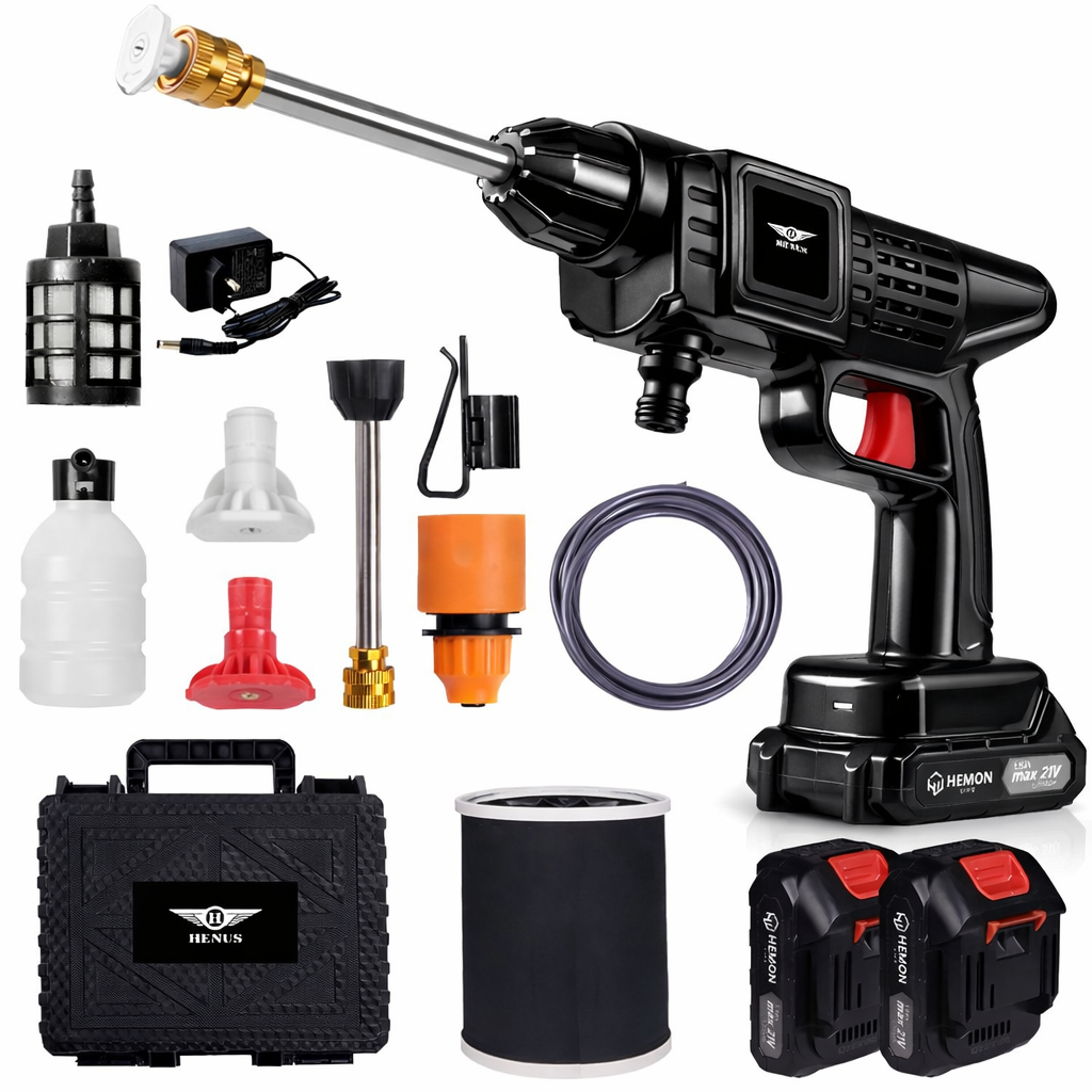 헤몬팜 라이트 무선 고압세척기 휴대용 고압세차기 휴대용 충전 고압세척기 배터리 2개 49,790원