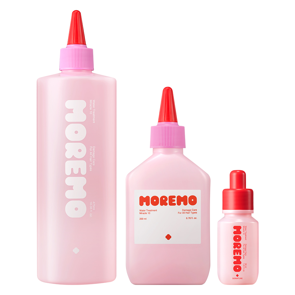 NEW 모레모 물미역 워터 트리트먼트 미라클 10 475ml+200ml+30ml 38,900원