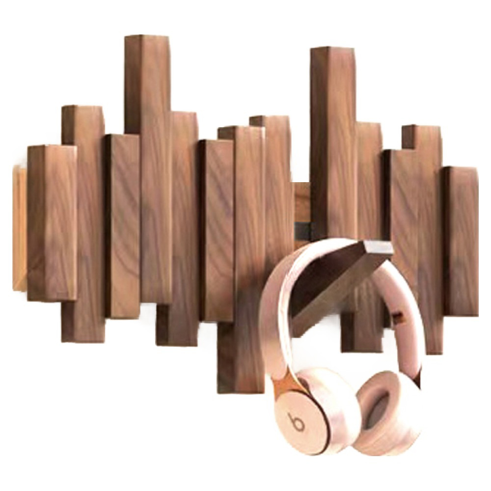 라라공방 모던 인테리어 4구 벽옷걸이, 월넛우드, 1개 23,760원