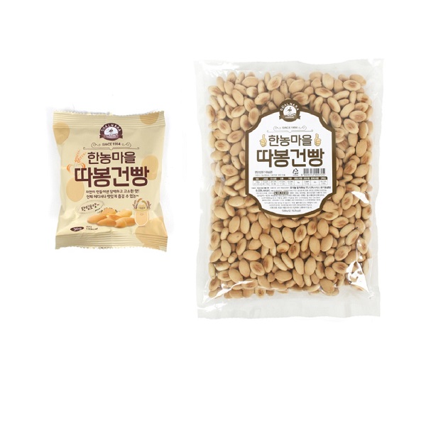 한농마을 따봉건빵 500g 우리밀 아기건빵 옛날과자 임산부간식 캠핑, 500g, 12개 105,600원