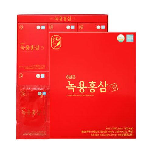 부모님 효도 선물 농협 6년근 녹용 홍삼 진 70ml 30포 23,680원
