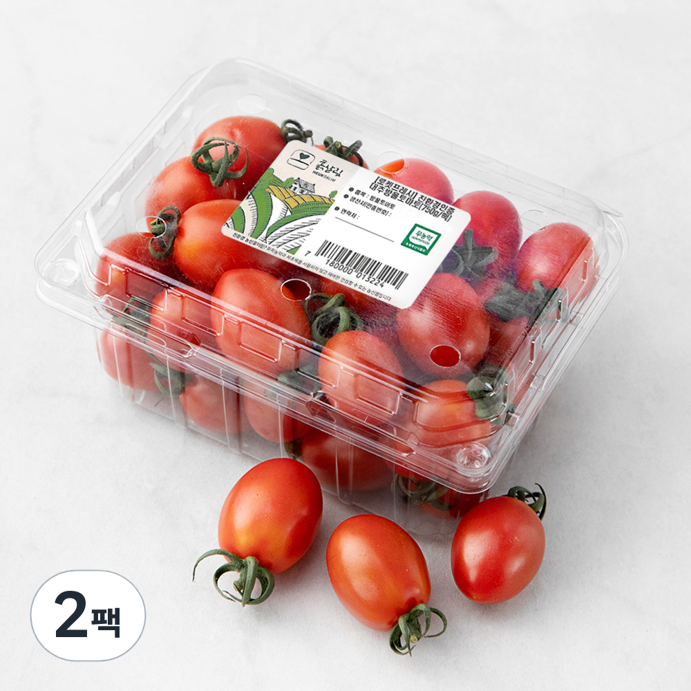 흙살림 친환경 인증 대추방울 토마토 12,260원