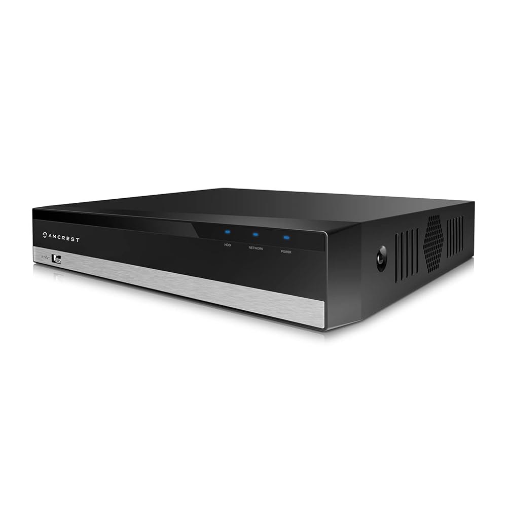 Amcrest 5MP UltraHD 8 채널 DVR 및 레코더, DVR, HDD 원격 아날로그 시스템 카메라용 미포함(AMDV5M8) 스마트폰 카메라 액세스, 237,900원