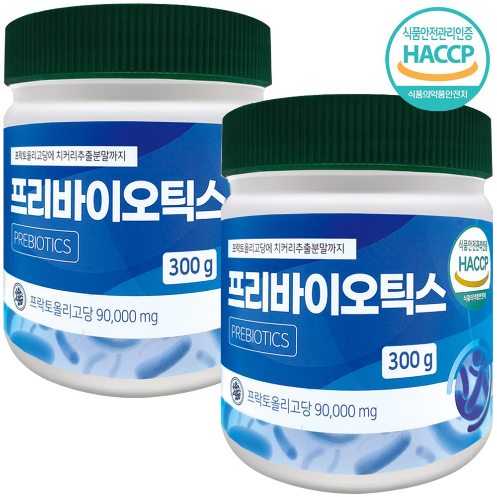 프리바이오틱스가루 프락토올리고당 분말 유산균 유산균먹이 자연성분 프리바이오틱스 치커리추출물 대용량, 2개, 250g 22,900원
