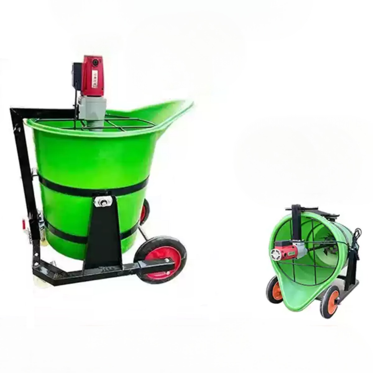 몰타르 시멘트 교반기 반죽기 자동 드릴 믹서 페인트 드럼식 몰탈 공사장, 1개 699,000원
