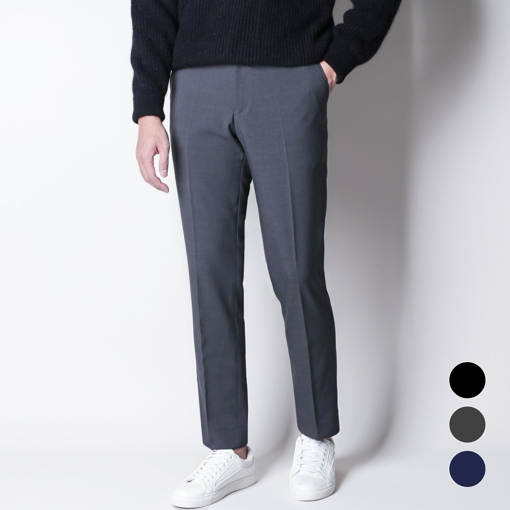 [디아웃핏]남성 프리미엄 히든밴딩 슬랙스 기본핏 테이퍼드 스판 링클프리 사계절 간절기 남자 정장바지 팬츠 39,900원