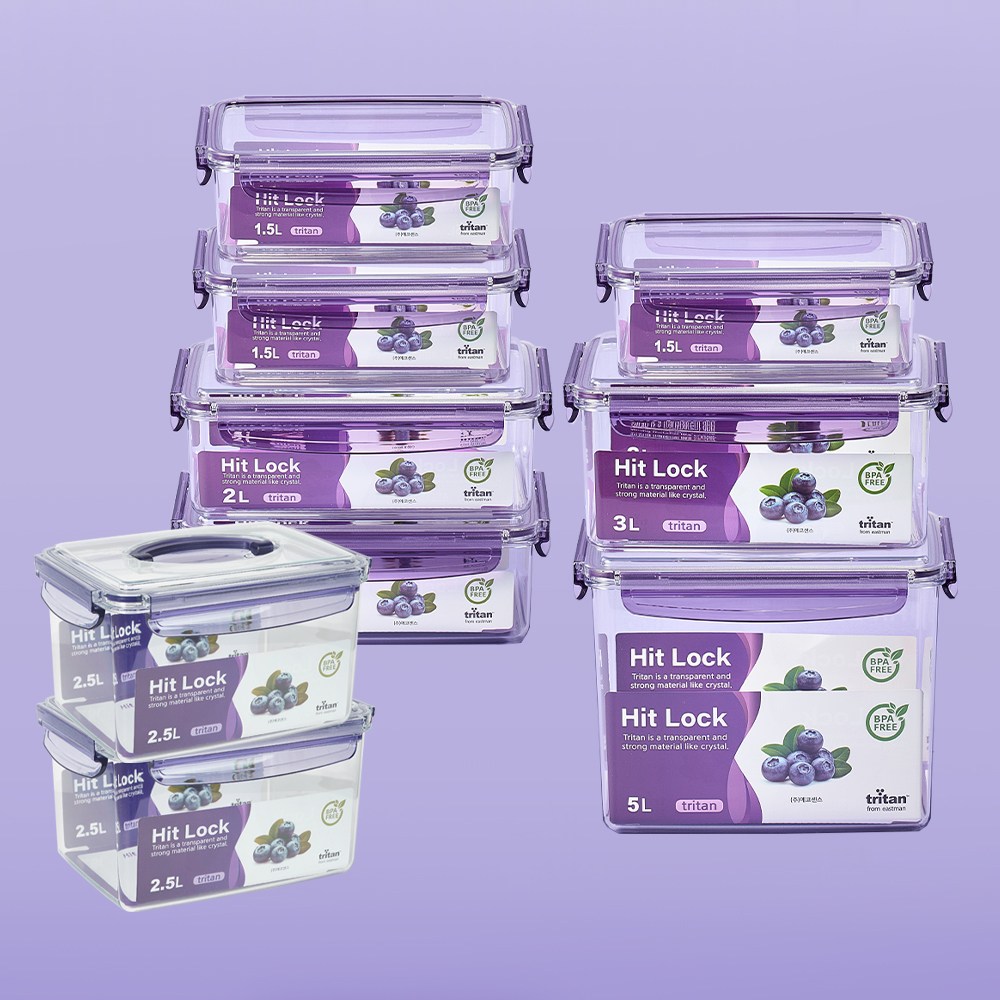 올트라이탄 히트락 대용량 용기 대형 9종 세트, 단품, 1세트 109,900원