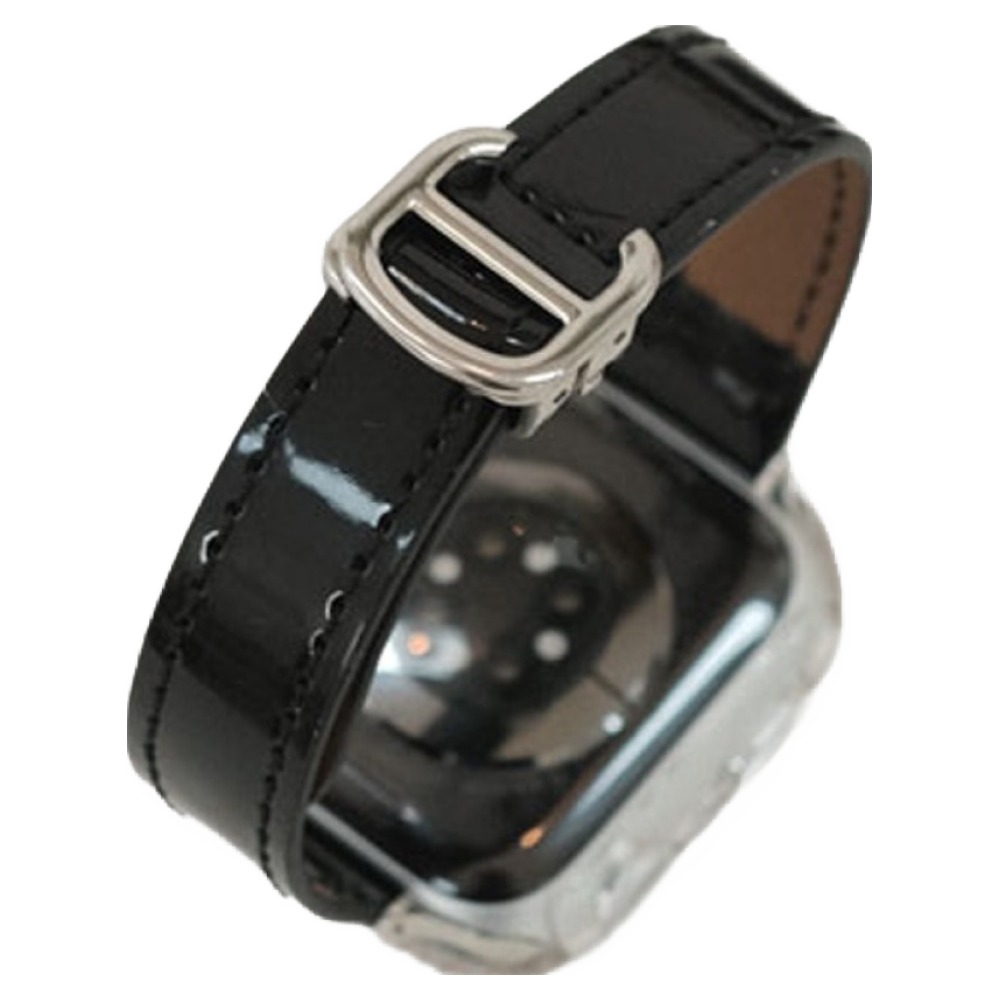 우먼스9999 D버클 슬림 레더 스트랩, 에나멜블랙, 1개 15,210원