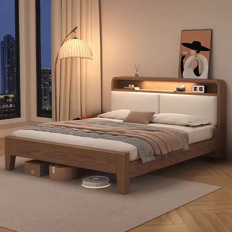 모던 우드 심플 침대프레임 침실용  호텔신혼 간이형침대 504,000원