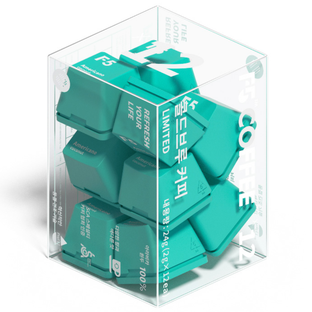 F5 콜드브루 프리미엄 커피 코코넛 아메리카노 12EA, 24g, 1개, 12개입 23,000원