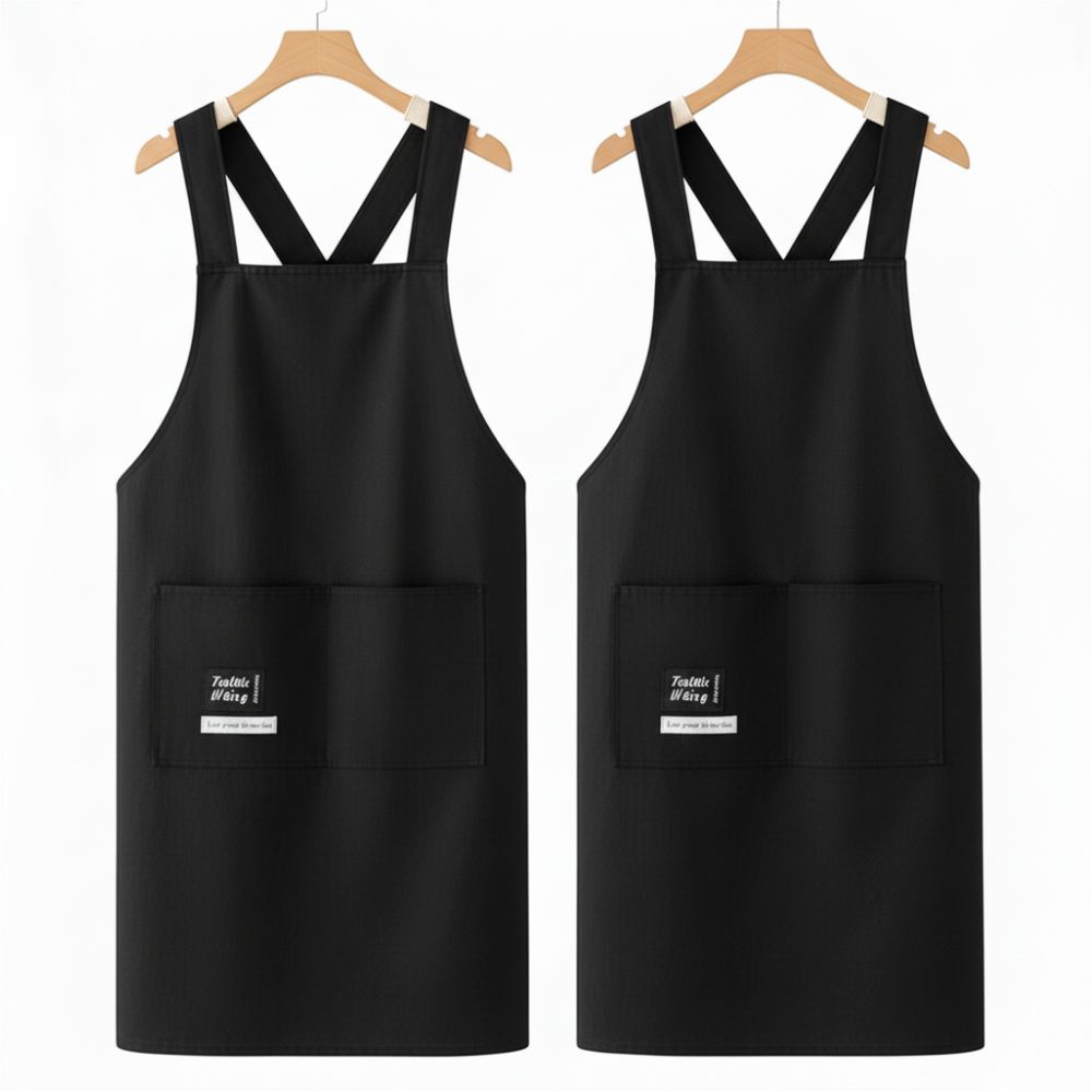 부올라 여성 방수 앞치마 주방 식당 에이프런 1+1, 1개, 블랙 1+1 16,100원