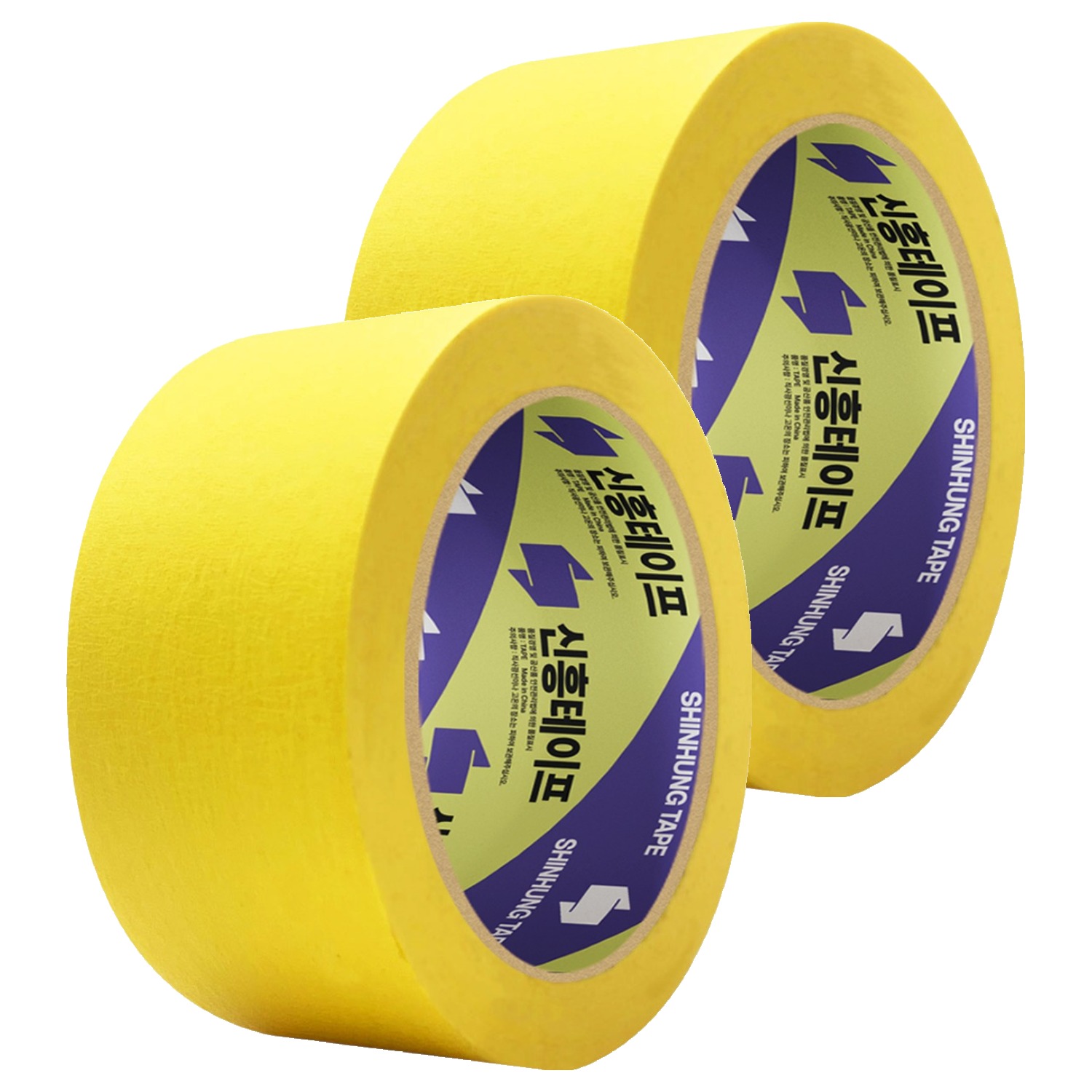 신흥테이프 마스킹 테이프 48mm x 40m 노랑, 2개 6,050원