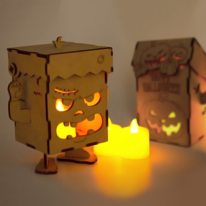 꾸미라이프 할로윈 등만들기 5개 1세트 사탕바구니, 호박등 16,000원