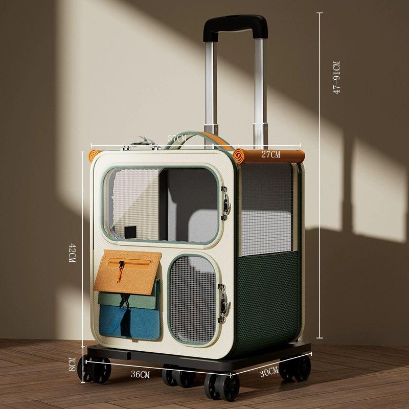 라이프라이즈 편리한이동장 바퀴이동장 고양이 뚱냥이동장 대용량 반려동물 백팩 강아지가방 강아지백팩 강아지이동가방 55,000원