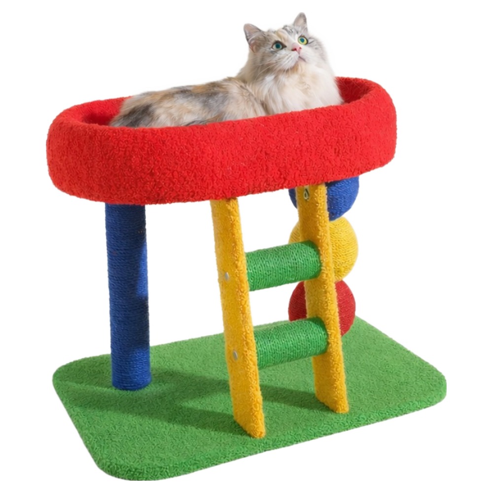 칠시 고양이 다기능 계단형 캣타워, 레인보이, 1개 45,900원