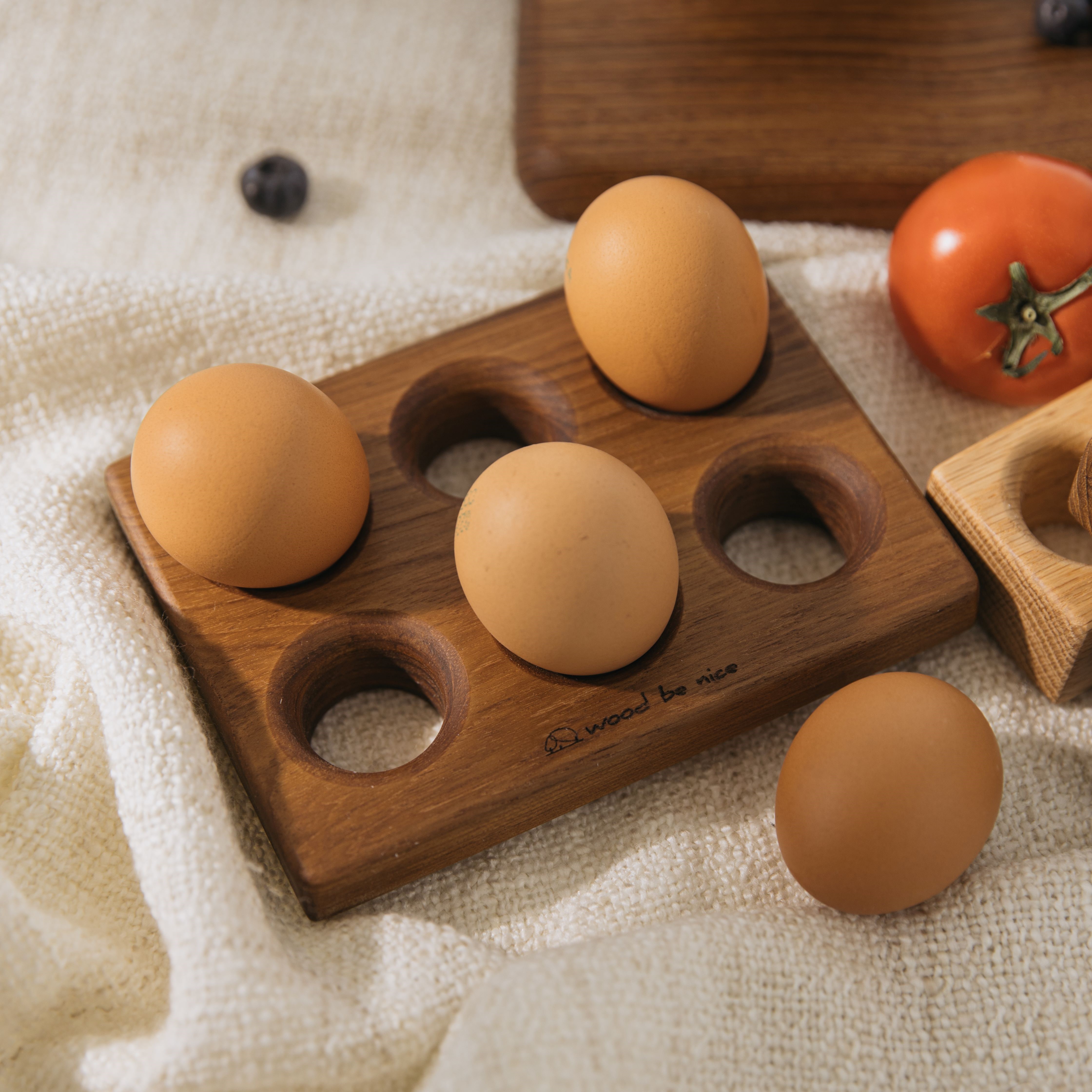 국내제작 원목 에그트레이 2종 택1(4구, 6구) 16,530원