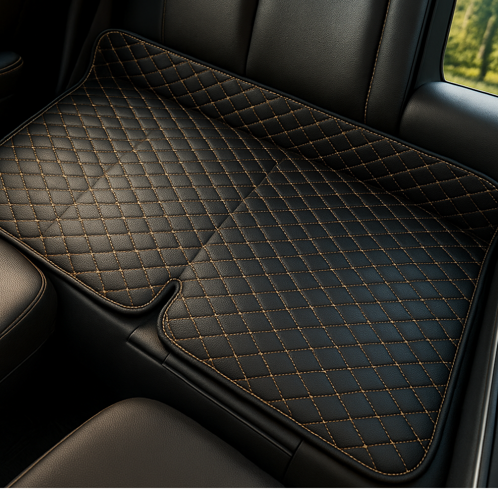 스노우캘리 차량용 뒷자석 확장 접이식 평탄화 차박매트 보드, 골드블랙 33,800원