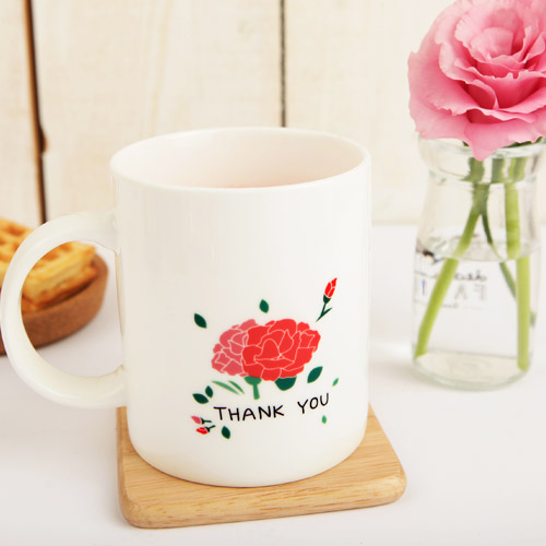 디자인아지트 땡큐카네이션 주문제작 머그컵 일반머그 312ml 8,900원