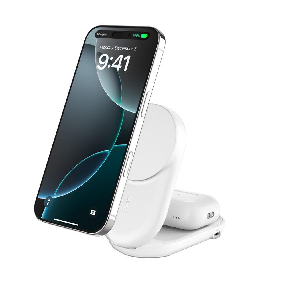 벨킨 울트라차지 2in1 Qi2 25W 폴더블 마그네틱 무선 초고속 충전기 WIZ039kr 87,500원