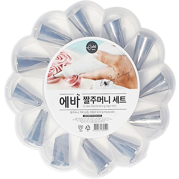 에바 짤주머니 모양깍지 12종 세트, 1세트 8,310원