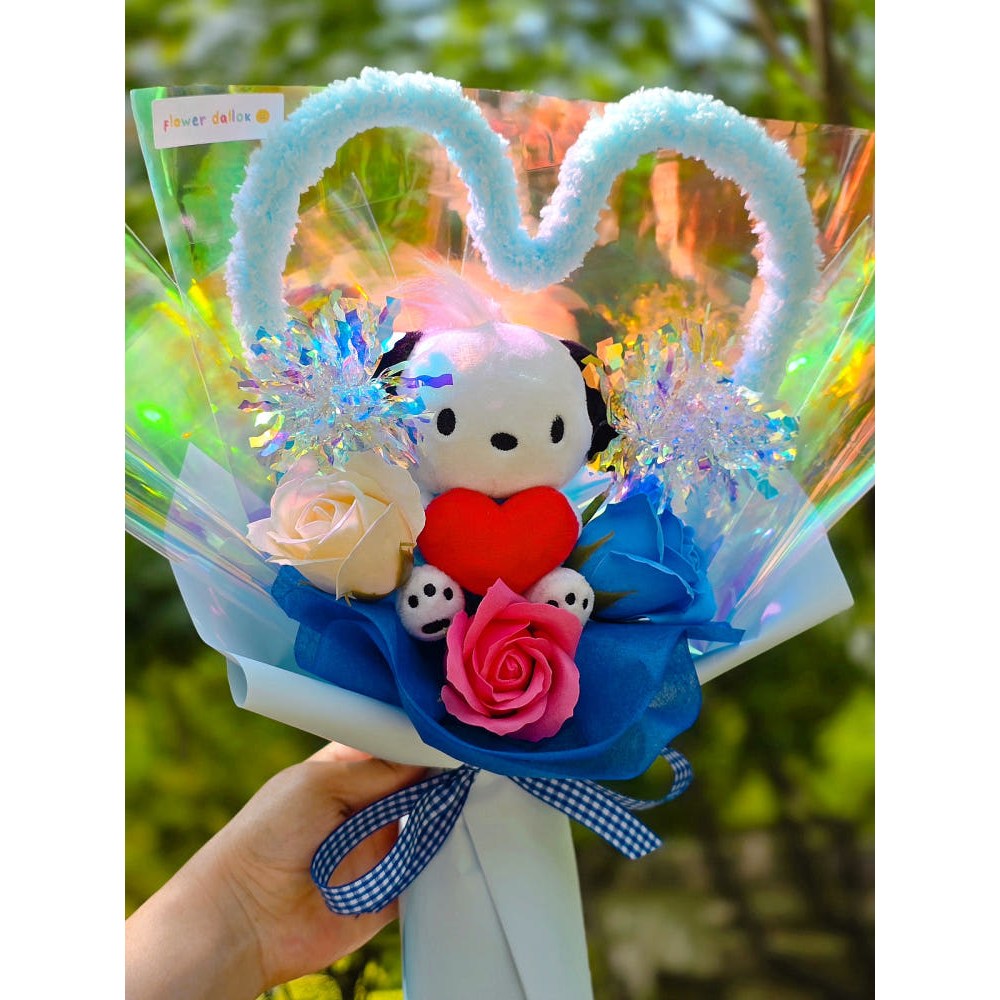 포차코 키링 산리오 인형꽃다발 유치원 어린이집 재롱잔치 학예회 졸업식 발표회 연주회 19,900원