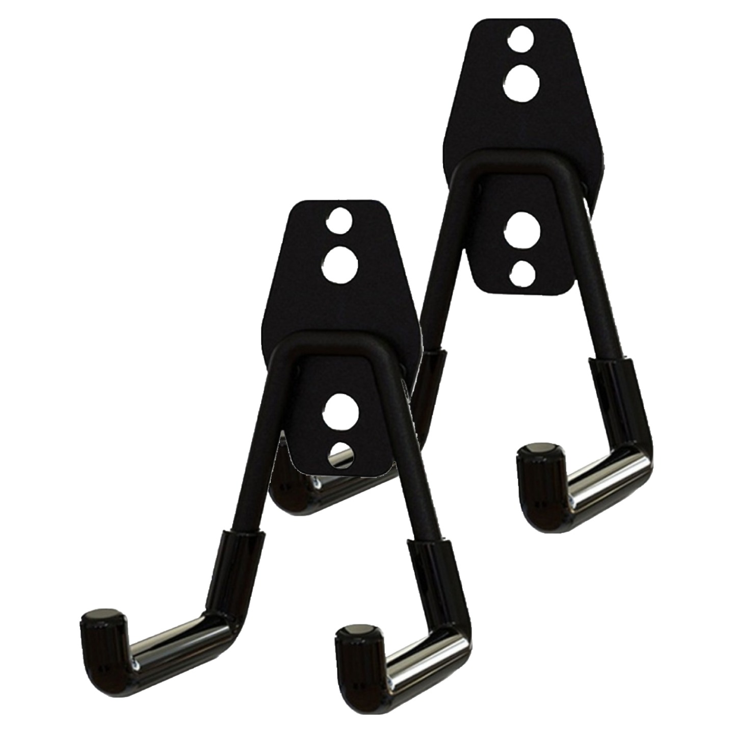 몰투데이 공간절약 벽 공구 스퀘어 걸이대 소(65 x 110 x 68 mm), 01 블랙, 2개 11,340원